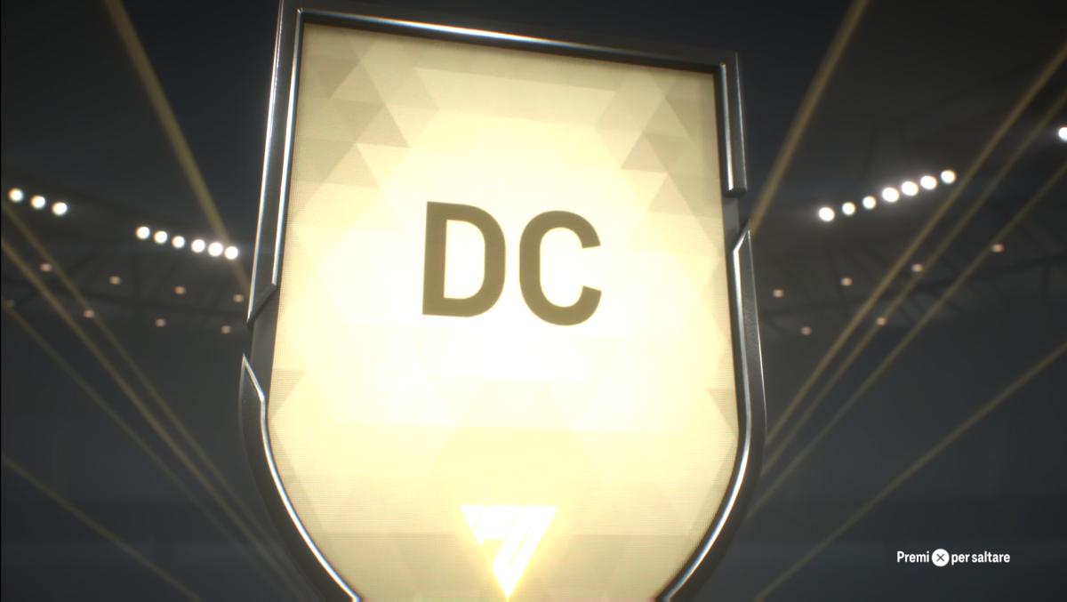 EA FC 24 pack opening animation for a board.
